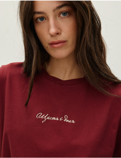 Картинка Футболка бордова